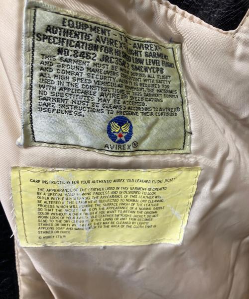 AVIREX（アヴィレックス）AVIREX (アヴィレックス) U'S NAVY (ユーエスネイビー) TYPE G-1ジャケット ブラック サイズ:Sの古着・服飾アイテム