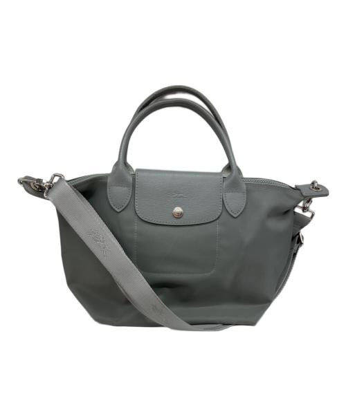 LONGCHAMP（ロンシャン）LONGCHAMP (ロンシャン) ルプリアージュネオ S 2WAYバッグ グレーの古着・服飾アイテム