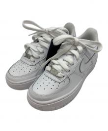 NIKE（ナイキ）の古着「AIR FORCE 1 LE GS エアフォース1 キッズ ローカットスニーカー」｜ホワイト