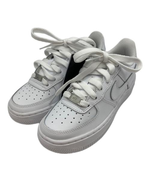NIKE（ナイキ）NIKE (ナイキ) AIR FORCE 1 LE GS エアフォース1 キッズ ローカットスニーカー ホワイト サイズ:20cmの古着・服飾アイテム