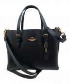 COACHコーチ）の古着「無地 2WAYバッグ」｜ブラック