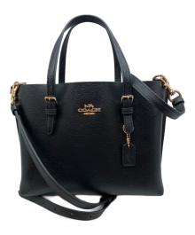 COACH（コーチ）の古着「無地 2WAYバッグ」｜ブラック