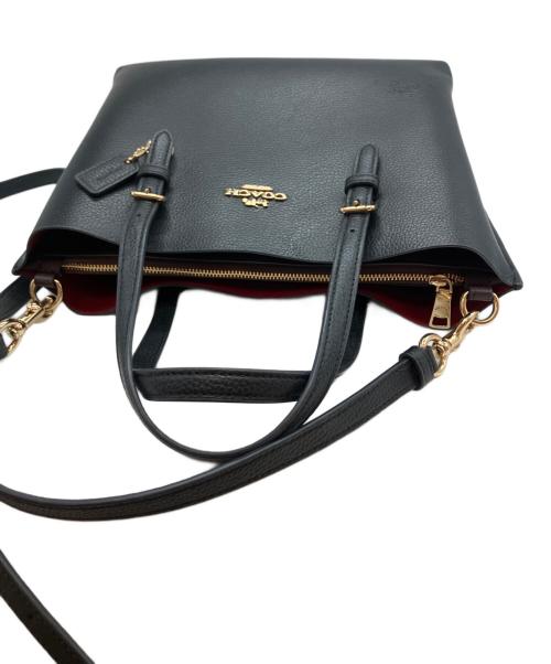 COACH（コーチ）COACH (コーチ) 無地 2WAYバッグ ブラックの古着・服飾アイテム
