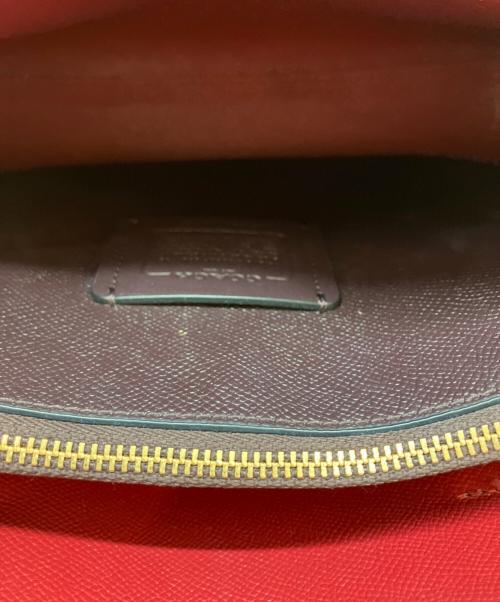 COACH（コーチ）COACH (コーチ) 無地 2WAYバッグ ブラックの古着・服飾アイテム