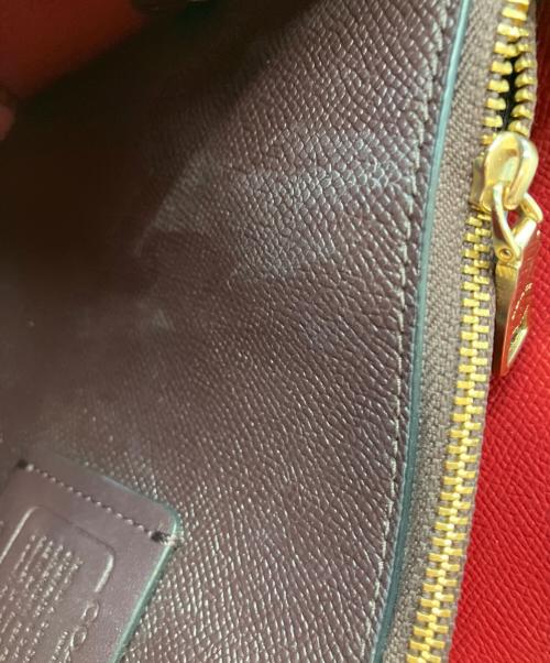 COACH（コーチ）COACH (コーチ) 無地 2WAYバッグ ブラックの古着・服飾アイテム