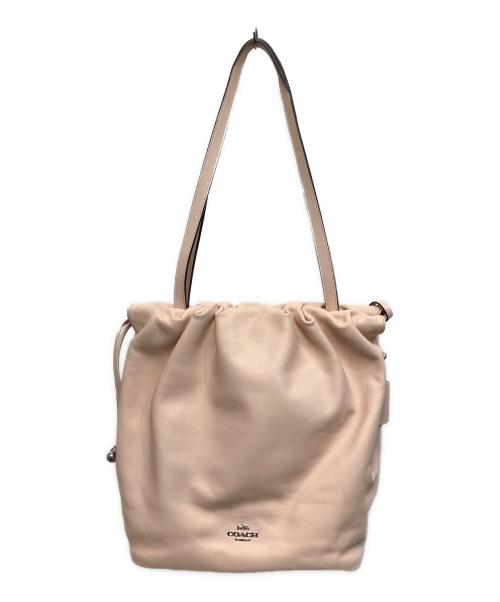 COACH（コーチ）COACH (コーチ) フェイ ドローストリングトート バッグ ピンクの古着・服飾アイテム