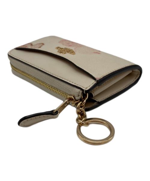 COACH（コーチ）COACH (コーチ) フローラル 日本限定モデル マルチファンクション カード ケース オフホワイト×ピンクの古着・服飾アイテム