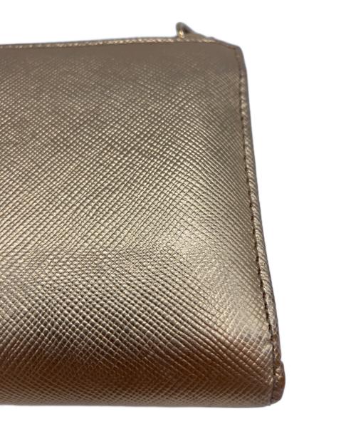 PRADA（プラダ）PRADA (プラダ) 長財布 ゴールドの古着・服飾アイテム
