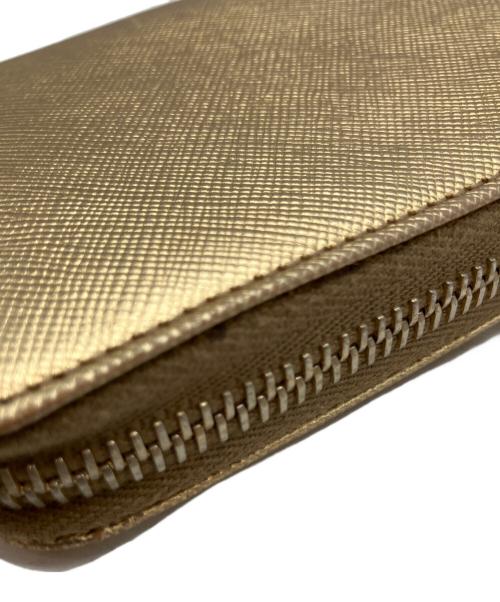 PRADA（プラダ）PRADA (プラダ) 長財布 ゴールドの古着・服飾アイテム