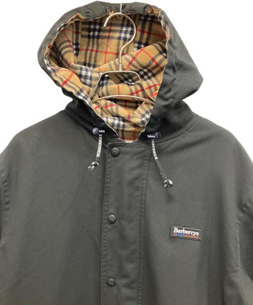 BURBERRY（バーバリー）BURBERRY (バーバリー) フーデッドコート ブラック サイズ:160の古着・服飾アイテム