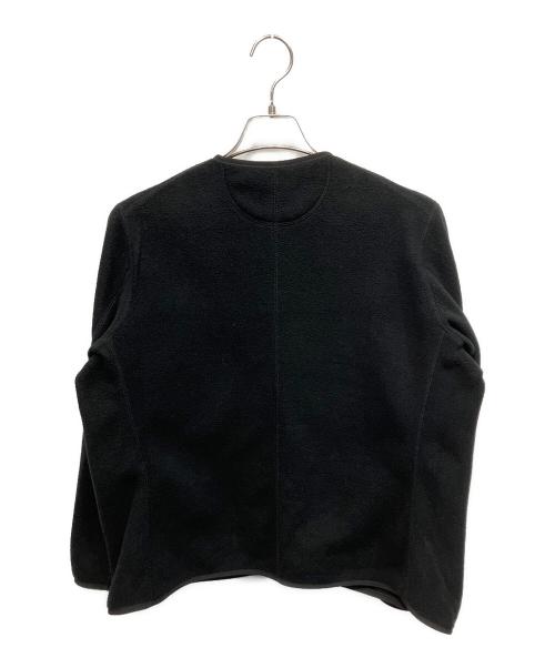 DANTON（ダントン）DANTON (ダントン) ノーカラージャケット フリースジャケット ブラック サイズ:38の古着・服飾アイテム