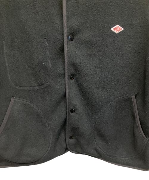 DANTON（ダントン）DANTON (ダントン) ノーカラージャケット フリースジャケット ブラック サイズ:38の古着・服飾アイテム