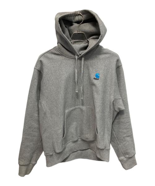 Carhartt WIP（カーハート ワークインプログレス）Carhartt WIP (カーハート ワークインプログレス) PALACE (パレス) プルオーバーパーカー グレー サイズ:Sの古着・服飾アイテム