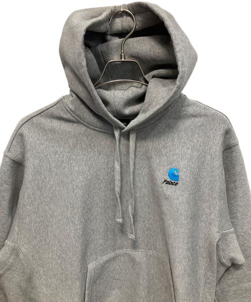 Carhartt WIP（カーハート ワークインプログレス）Carhartt WIP (カーハート ワークインプログレス) PALACE (パレス) プルオーバーパーカー グレー サイズ:Sの古着・服飾アイテム