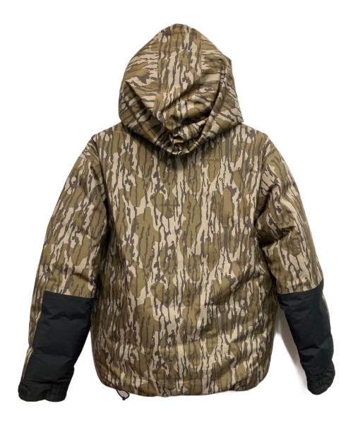 stussy（ステューシー）stussy (ステューシー) GORE-TEX PRODUCTS DOWN PARKA ダウンジャケット ブラック×カーキ サイズ:Sの古着・服飾アイテム