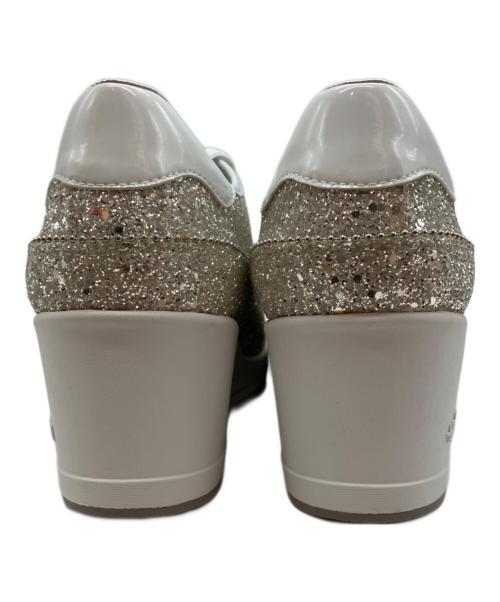 DIANA（ダイアナ）DIANA (ダイアナ) ヒールアップスニーカー ゴールド サイズ:24cmの古着・服飾アイテム