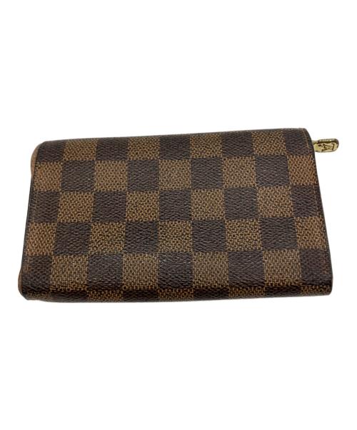 LOUIS VUITTON（ルイ ヴィトン）LOUIS VUITTON (ルイ ヴィトン) ダミエ 2つ折り財布 ブラウンの古着・服飾アイテム