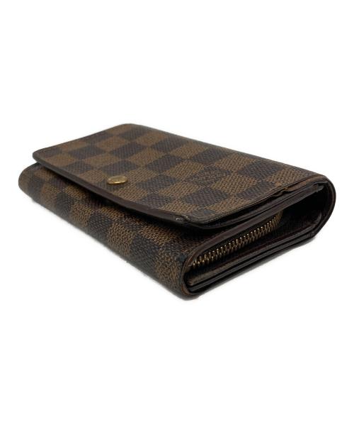 LOUIS VUITTON（ルイ ヴィトン）LOUIS VUITTON (ルイ ヴィトン) ダミエ 2つ折り財布 ブラウンの古着・服飾アイテム