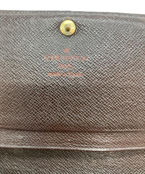 LOUIS VUITTON（ルイ ヴィトン）LOUIS VUITTON (ルイ ヴィトン) ダミエ 2つ折り財布 ブラウンの古着・服飾アイテム