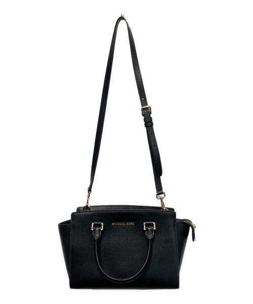 MICHAEL KORS（マイケル・コース）MICHAEL KORS (マイケル・コース) 2WAYバッグ ブラックの古着・服飾アイテム