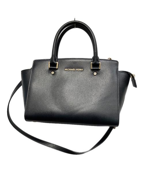 MICHAEL KORS（マイケル・コース）MICHAEL KORS (マイケル・コース) 2WAYバッグ ブラックの古着・服飾アイテム