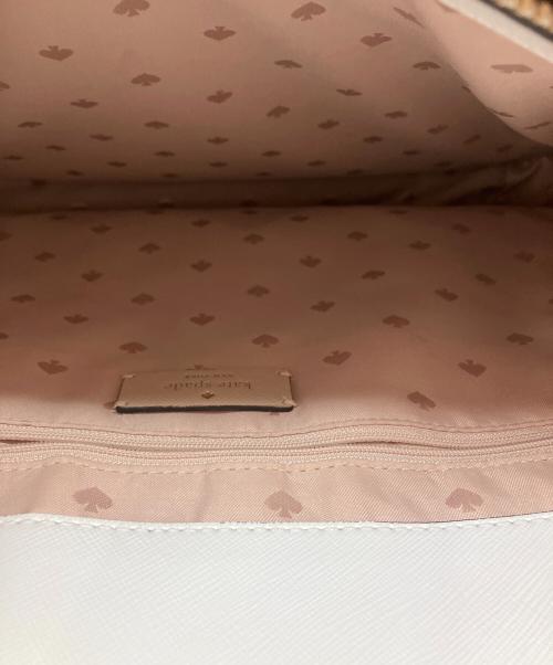 Kate Spade（ケイトスペード）Kate Spade (ケイトスペード) ステイシー カラーブロックラッフトップトート チャコールグレーの古着・服飾アイテム