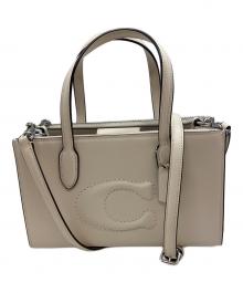 COACH（コーチ）の古着「ニーナ スモール トート バッグ」｜ホワイト