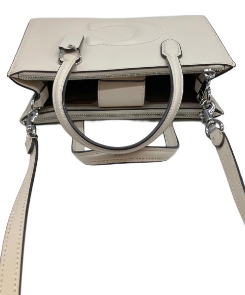 COACH（コーチ）COACH (コーチ) ニーナ スモール トート バッグ ホワイトの古着・服飾アイテム