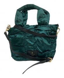 LANVIN en Bleu（ランバンオンブルー）の古着「シャトン 2WAYショルダーバッグ ショルダーバッグ」｜グリーン