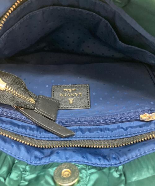 LANVIN en Bleu（ランバンオンブルー）LANVIN en Bleu (ランバンオンブルー) シャトン 2WAYショルダーバッグ ショルダーバッグ グリーンの古着・服飾アイテム