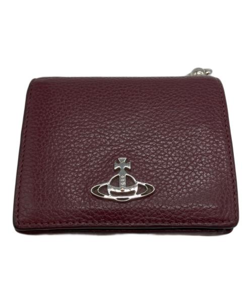 Vivienne Westwood（ヴィヴィアンウエストウッド）Vivienne Westwood (ヴィヴィアンウエストウッド) 2つ折り財布 ボルドーの古着・服飾アイテム