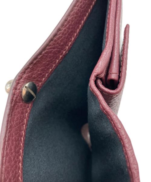 Vivienne Westwood（ヴィヴィアンウエストウッド）Vivienne Westwood (ヴィヴィアンウエストウッド) 2つ折り財布 ボルドーの古着・服飾アイテム
