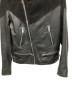 中古・古着 DIESEL (ディーゼル) ダブルライダースジャケット ブラック サイズ:L：10000円