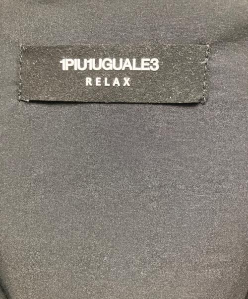 1PIU1UGUALE3 RELAX（ウノピゥウノウグァーレトレ リラックス）1PIU1UGUALE3 RELAX (ウノピゥウノウグァーレトレ リラックス) ランニングロゴパーカー ブラック サイズ:XLの古着・服飾アイテム
