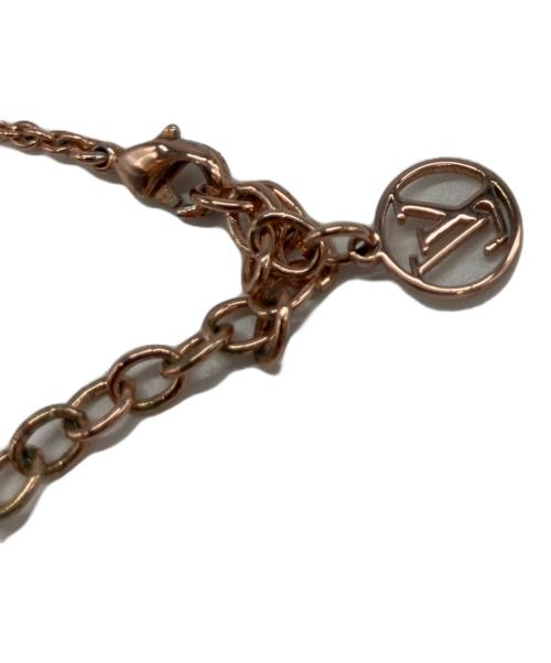 LOUIS VUITTON（ルイ ヴィトン）LOUIS VUITTON (ルイ ヴィトン) エッセンシャル V ストラス LE1105 ネックレス ピンクゴールドの古着・服飾アイテム