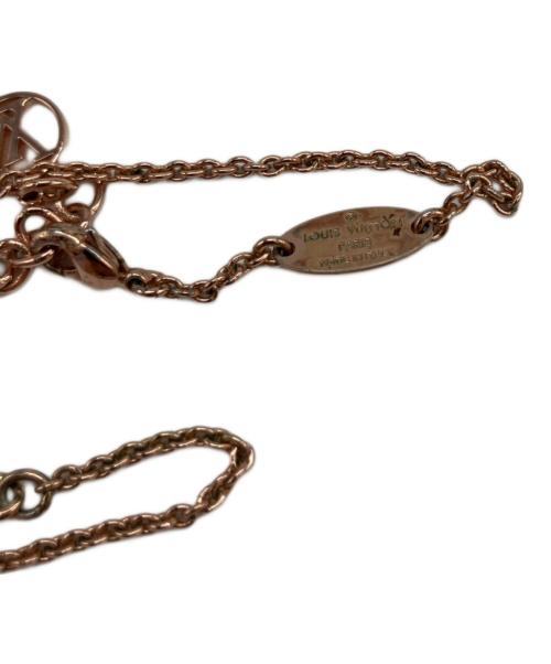 LOUIS VUITTON（ルイ ヴィトン）LOUIS VUITTON (ルイ ヴィトン) エッセンシャル V ストラス LE1105 ネックレス ピンクゴールドの古着・服飾アイテム