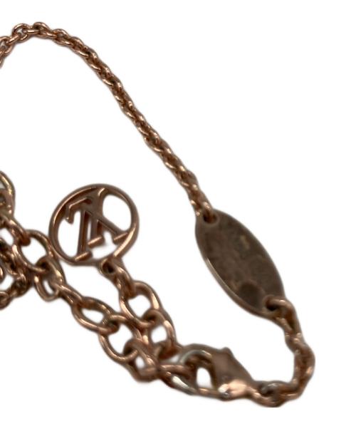 LOUIS VUITTON（ルイ ヴィトン）LOUIS VUITTON (ルイ ヴィトン) エッセンシャル V ストラス LE1105 ネックレス ピンクゴールドの古着・服飾アイテム