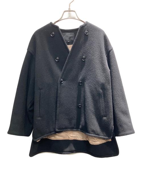 FLORENT（フローレント）FLORENT (フローレント) ノーカラージャケット ブラック サイズ:SIZE 0の古着・服飾アイテム