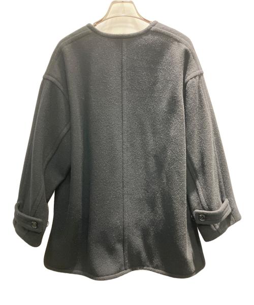 FLORENT（フローレント）FLORENT (フローレント) ノーカラージャケット ブラック サイズ:SIZE 0の古着・服飾アイテム