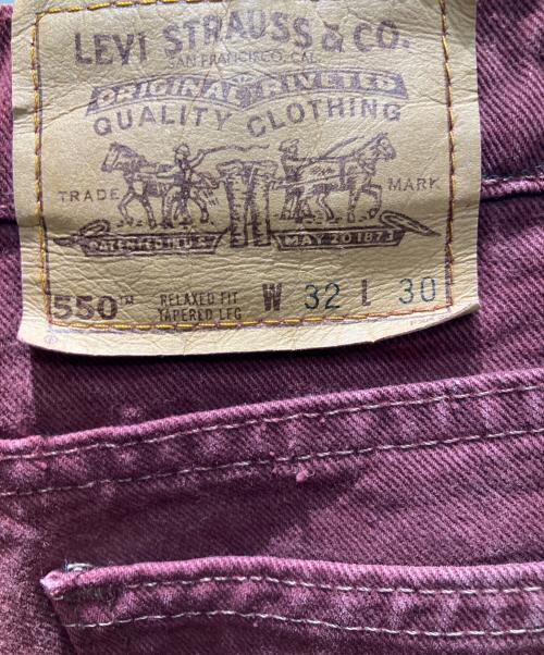 LEVI'S（リーバイス）LEVI'S (リーバイス) 550 515 90sデニムパンツ レッド サイズ:W32の古着・服飾アイテム