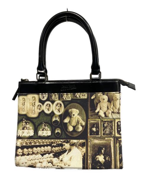 Jean Paul GAULTIER（ジャンポールゴルチェ）Jean Paul GAULTIER (ジャンポールゴルチェ) テディベア トートバッグ カーキ×ブラックの古着・服飾アイテム