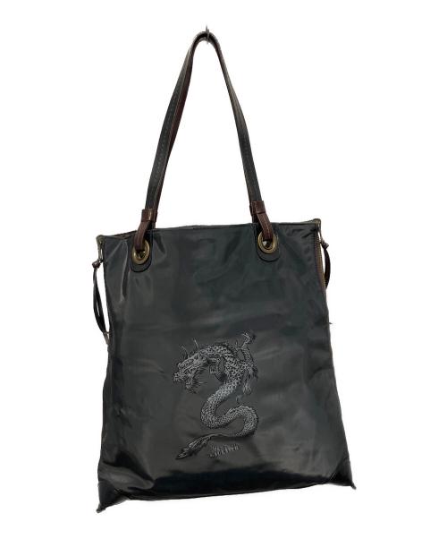 Jean Paul GAULTIER（ジャンポールゴルチェ）Jean Paul GAULTIER (ジャンポールゴルチェ) トートバッグ ブラックの古着・服飾アイテム