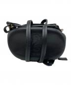 Jean Paul GAULTIERジャンポールゴルチェ）の古着「レザーラウンドショルダーバッグ」｜ブラック