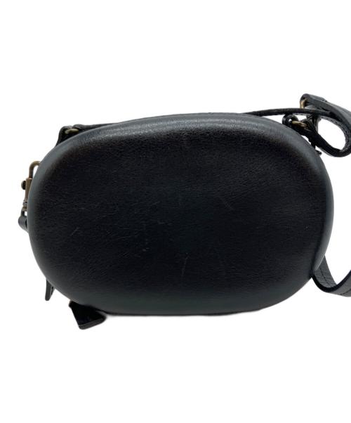 Jean Paul GAULTIER（ジャンポールゴルチェ）Jean Paul GAULTIER (ジャンポールゴルチェ) レザーラウンドショルダーバッグ ブラックの古着・服飾アイテム