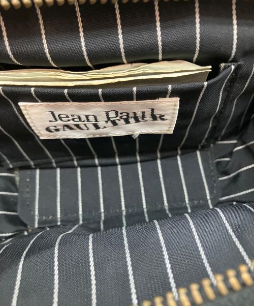 Jean Paul GAULTIER（ジャンポールゴルチェ）Jean Paul GAULTIER (ジャンポールゴルチェ) レザーラウンドショルダーバッグ ブラックの古着・服飾アイテム