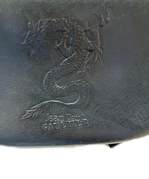 Jean Paul GAULTIER（ジャンポールゴルチェ）Jean Paul GAULTIER (ジャンポールゴルチェ) レザーラウンドショルダーバッグ ブラックの古着・服飾アイテム