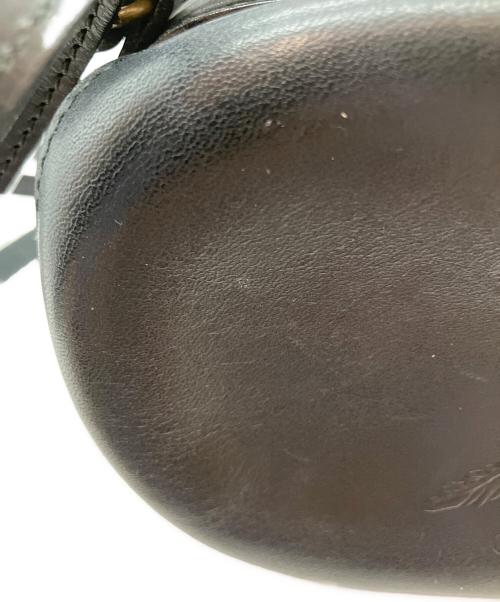 Jean Paul GAULTIER（ジャンポールゴルチェ）Jean Paul GAULTIER (ジャンポールゴルチェ) レザーラウンドショルダーバッグ ブラックの古着・服飾アイテム