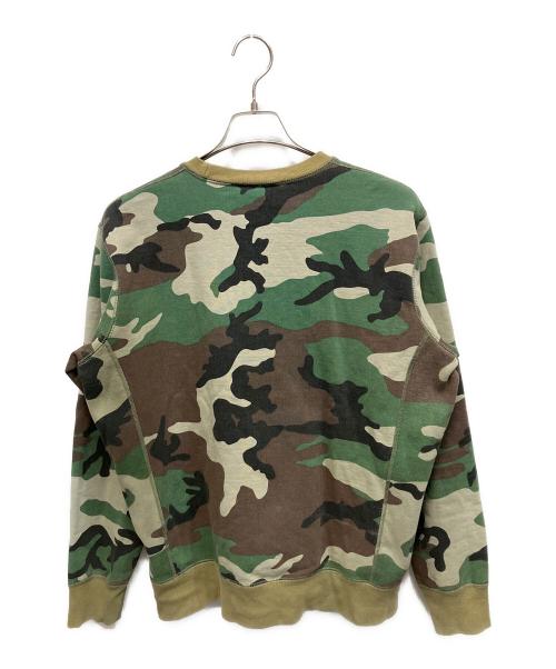 SUPREME（シュプリーム）SUPREME (シュプリーム) 15AW Box Logo Crew Neck camo オリーブ サイズ:Mの古着・服飾アイテム