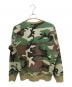 SUPREME (シュプリーム) 15AW Box Logo Crew Neck camo オリーブ サイズ:M：30000円