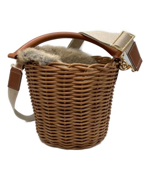 ATAO（アタオ）ATAO (アタオ) BREEZE カゴバッグ ブラウンの古着・服飾アイテム